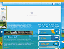 Tablet Screenshot of amberwaste.com